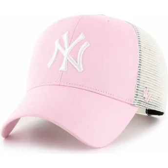 kapa-zaobljena-ruzicasta-snapback-mvp-flagship-new-york-yankees-mlb-47-brand