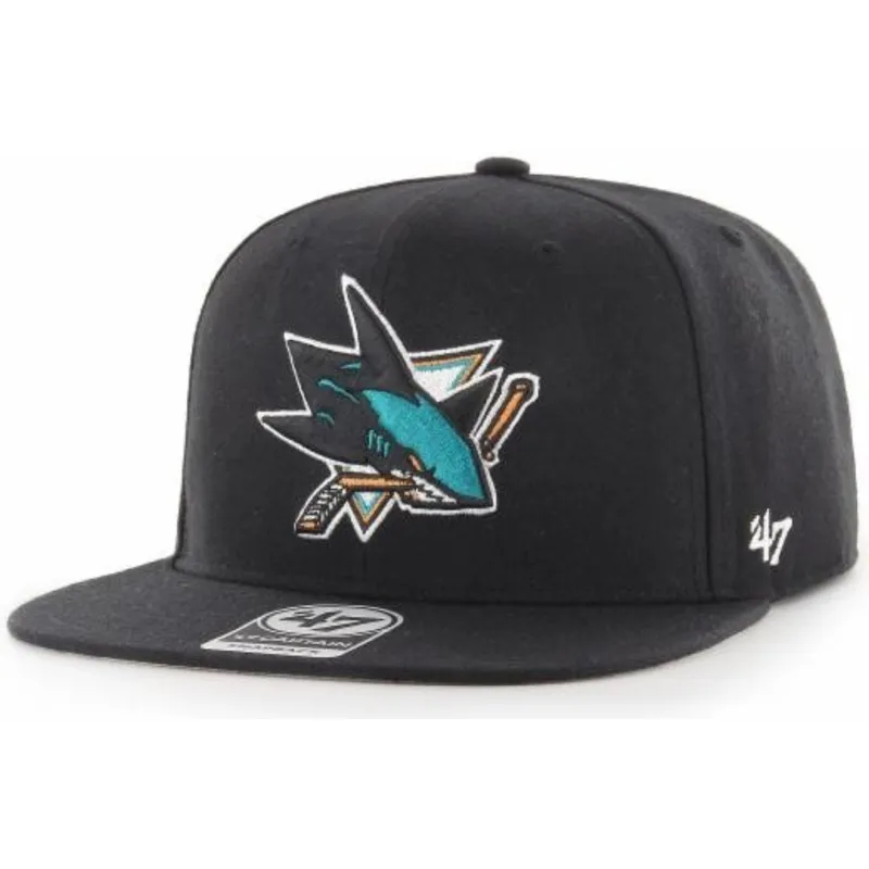 kapa-ravna-crna-snapback-captain-no-shot-san-jose-sharks-nhl-47-brand kapa-ravna-crna-snapback-captain-no-shot-san-jose-sharks-nhl-47-brand