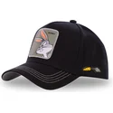 kapa-zaobljena-crna-snapback-bun3-zeko-dusko-looney-tunes-capslab