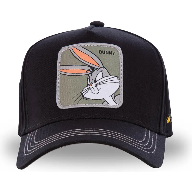 kapa-zaobljena-crna-snapback-bun3-zeko-dusko-looney-tunes-capslab