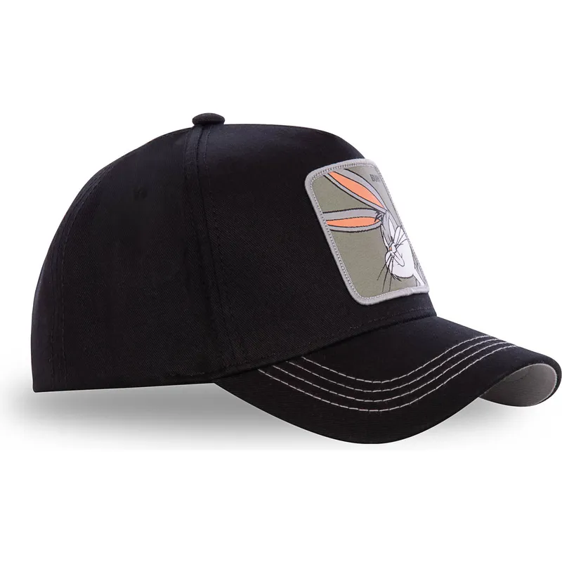 kapa-zaobljena-crna-snapback-bun3-zeko-dusko-looney-tunes-capslab