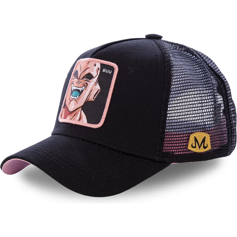 cap-zaobljena-black-snapback-kid-buu-dragon-ball-capslab