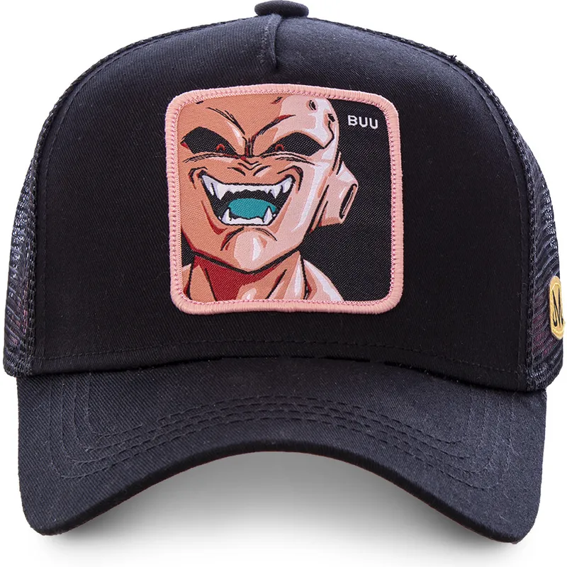 kapa-zaobljena-crna-snapback-kid-buu-dragon-ball-capslab