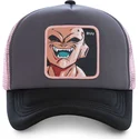 kapa-zaobljena-siva-snapback-rosa-buu3m-kid-buu-dragon-ball-capslab