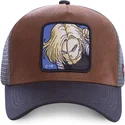 kapa-zaobljena-smeda-snapback-androide-c18a-c-18-dragon-ball-capslab