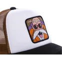 kapa-zaobljena-bijela-snapback-kam3m-muten-roshi-dragon-ball-capslab