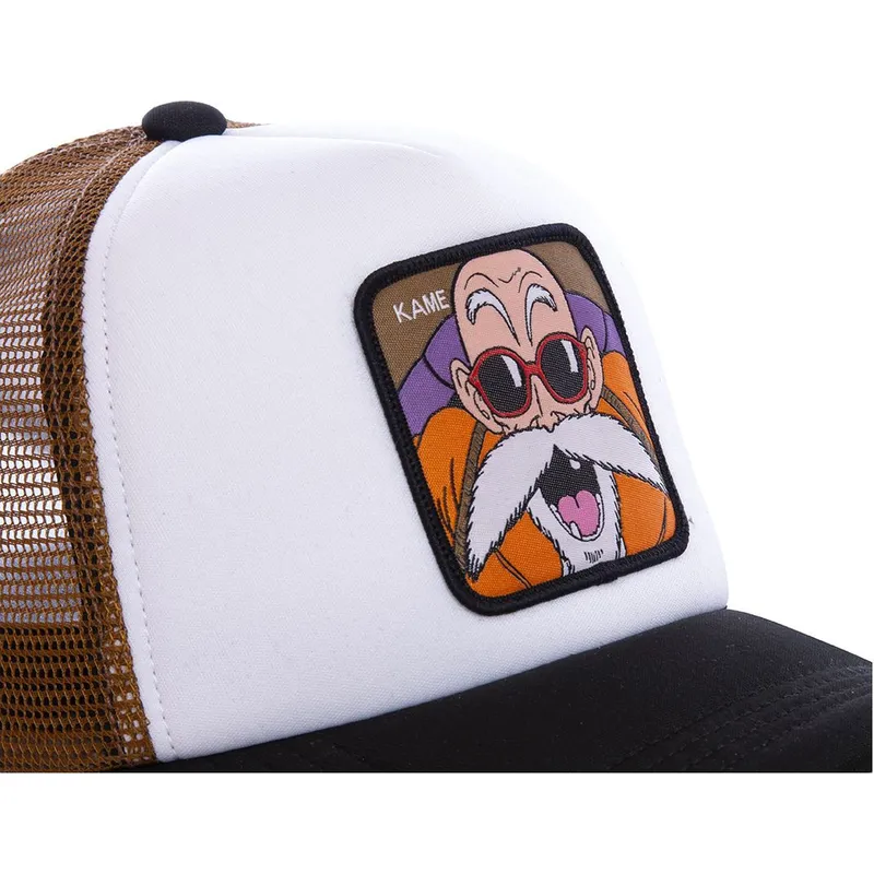 kapa-zaobljena-bijela-snapback-kam3m-muten-roshi-dragon-ball-capslab kapa-zaobljena-bijela-snapback-kam3m-muten-roshi-dragon-ball-capslab