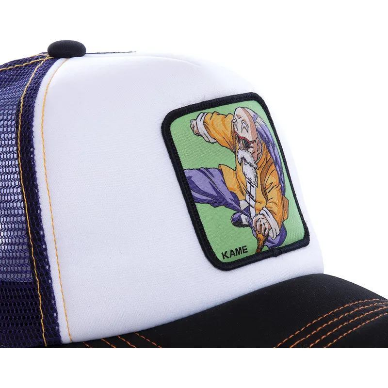 kapa-zaobljena-bijela-snapback-kam6m-muten-roshi-dragon-ball-capslab