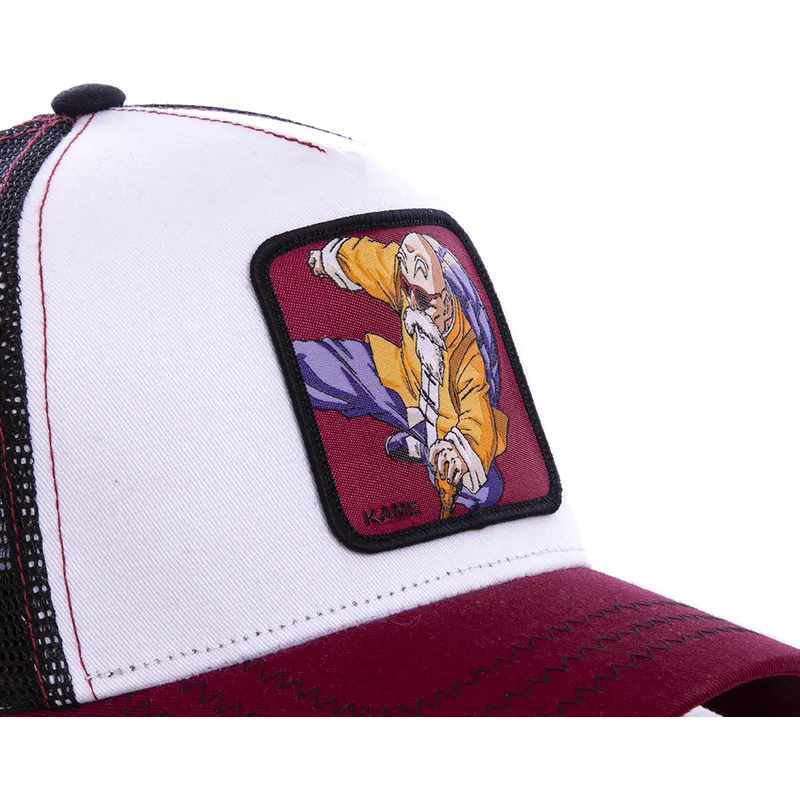 kapa-zaobljena-bijela-snapback-kam7-muten-roshi-dragon-ball-capslab