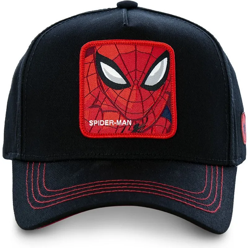 kapa-zaobljena-crna-snapback-spi3-spider-man-marvel-comics-capslab