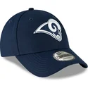 kapa-zaobljena-plava-podesiv-9forty-the-league-los-angeles-rams-nfl-new-era