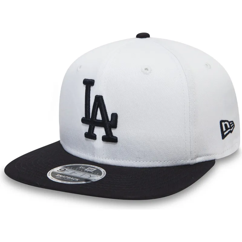 kapa-ravna-bijela-snapback-za-djecu-9fifty-contrast-crown-los-angeles-dodgers-mlb-new-era