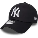kapa-zaobljena-crna-podesiv-za-djecu-velcro-9forty-essential-new-york-yankees-mlb-new-era