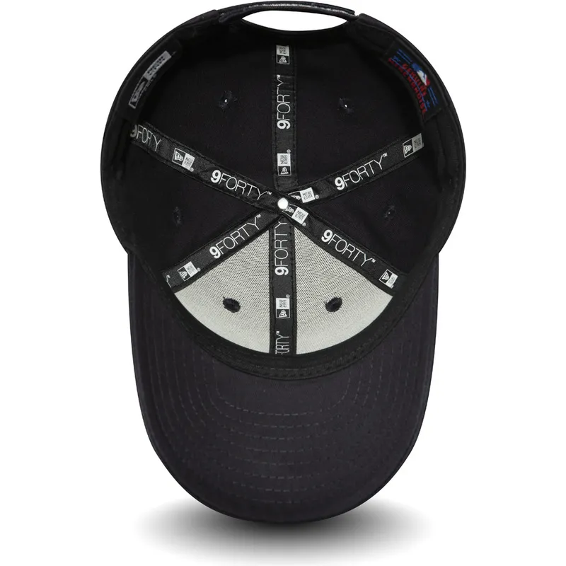 kapa-zaobljena-crna-podesiv-za-djecu-velcro-9forty-essential-new-york-yankees-mlb-new-era