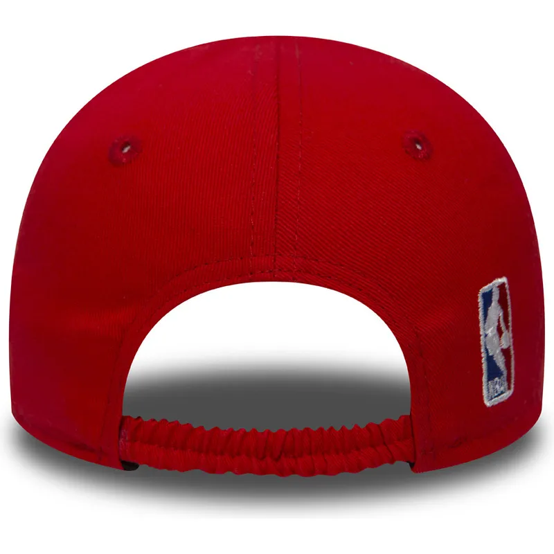 kapa-zaobljena-crvena-podesiv-za-djecu-9forty-essential-chicago-bulls-nba-new-era