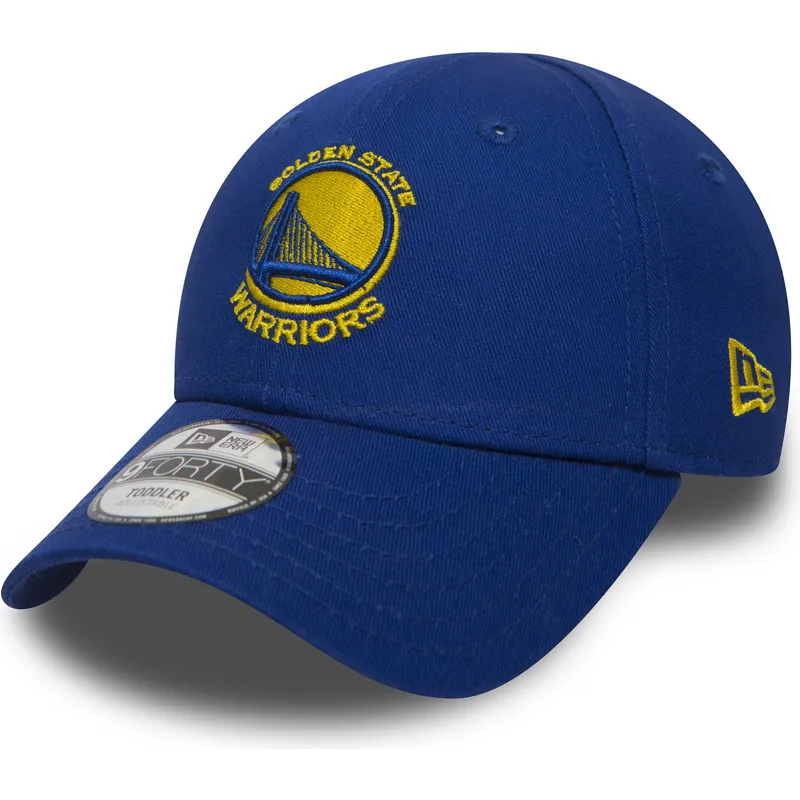 kapa-zaobljena-plava-podesiv-za-djecu-9forty-essential-golden-state-warriors-nba-new-era