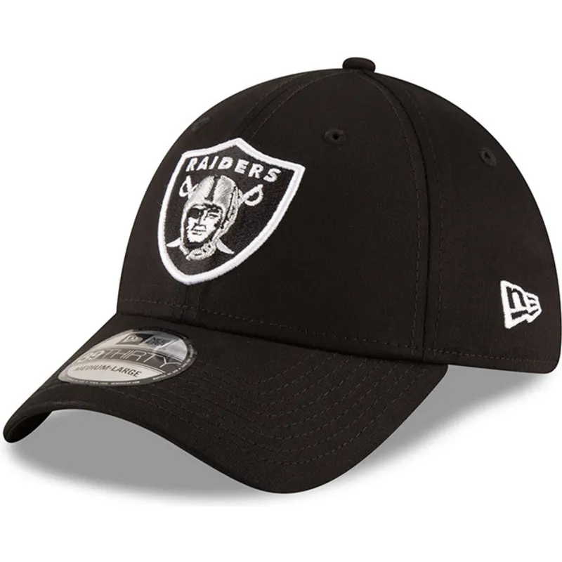 kapa-zaobljena-crna-prilagodena-39thirty-base-las-vegas-raiders-nfl-new-era