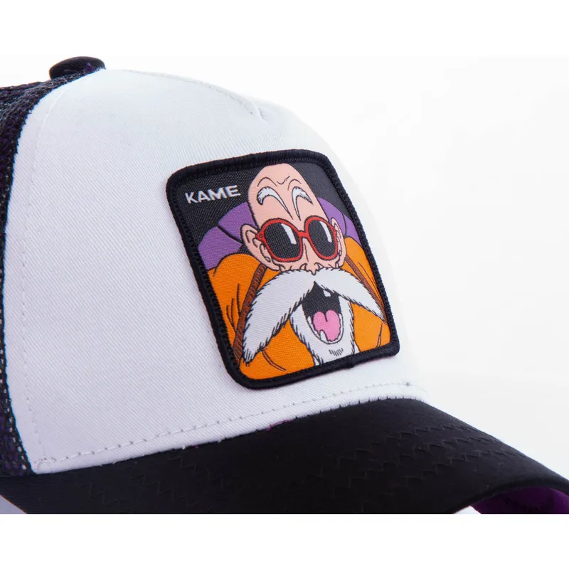 cap-zaobljena-white-snapback-master-roshi-dragon-ball-capslab
