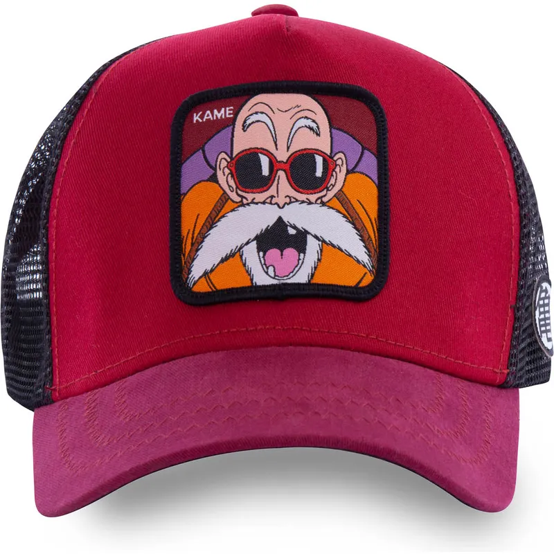 kapa-zaobljena-crvena-snapback-kam5-muten-roshi-dragon-ball-capslab