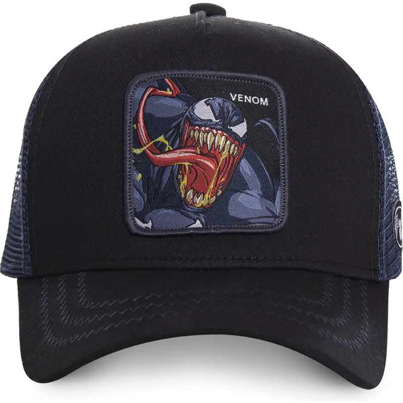 kapa-zaobljena-crna-snapback-ven1-venom-marvel-comics-capslab