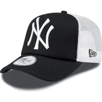 kapa-zaobljena-crna-snapback-clean-a-frame-new-york-yankees-mlb-new-era