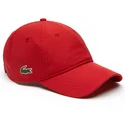 kapa-zaobljena-crvena-podesiv-basic-dry-fit-lacoste