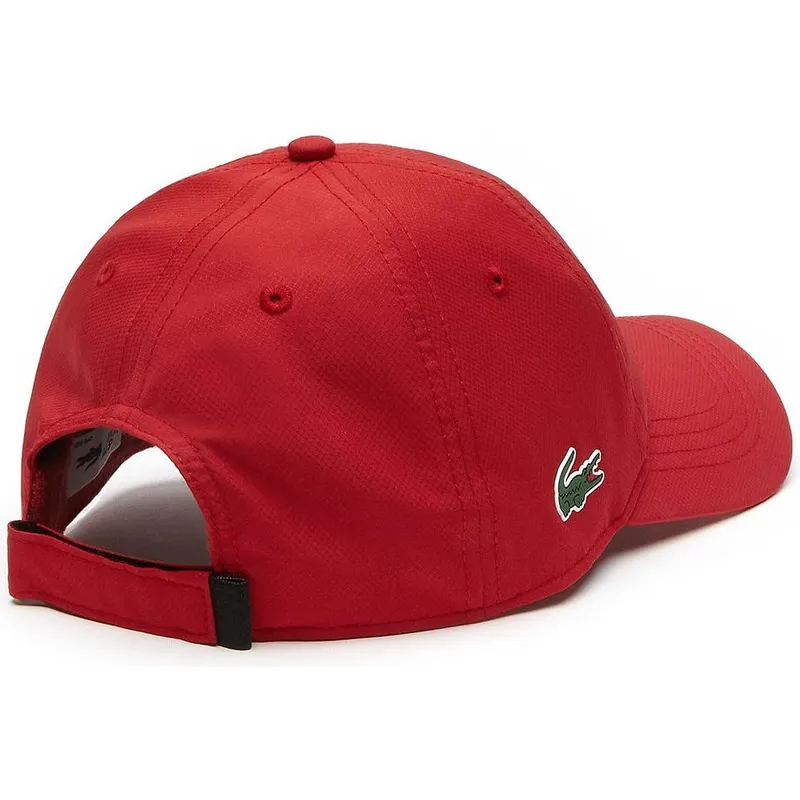 kapa-zaobljena-crvena-podesiv-basic-dry-fit-lacoste