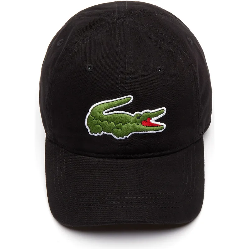 kapa-zaobljena-crna-podesiv-big-croc-gabardine-lacoste kapa-zaobljena-crna-podesiv-big-croc-gabardine-lacoste