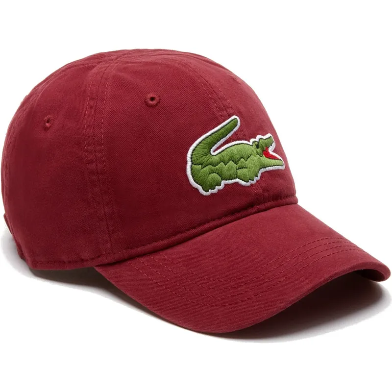 kapa-zaobljena-crvena-podesiv-big-croc-gabardine-lacoste