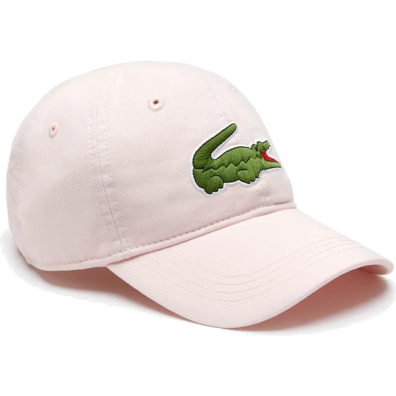 kapa-zaobljena-ruzicasta-podesiv-big-croc-gabardine-lacoste kapa-zaobljena-ruzicasta-podesiv-big-croc-gabardine-lacoste
