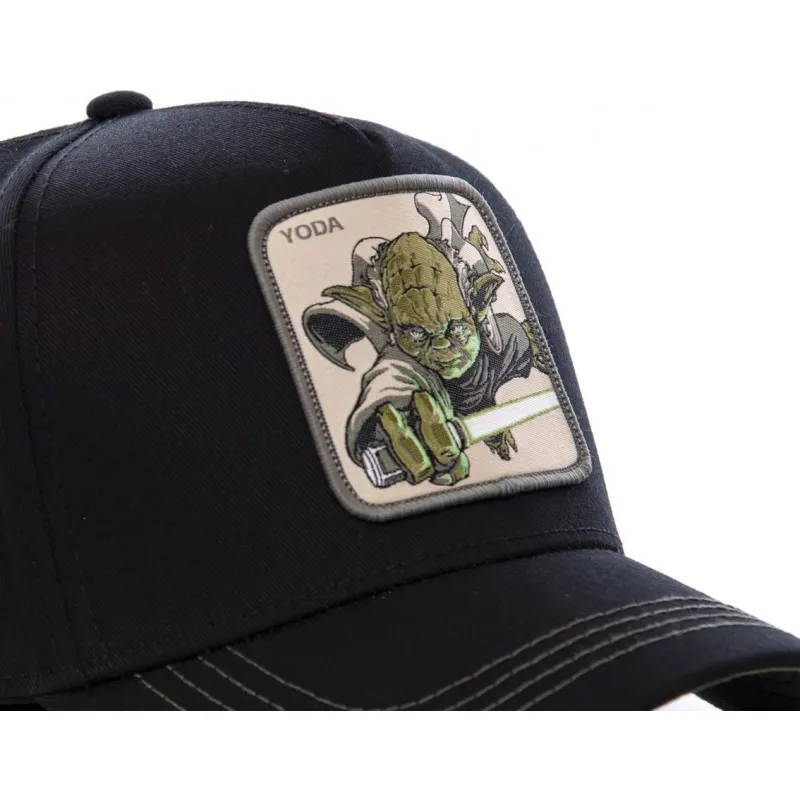 kapa-zaobljena-crna-snapback-yod3-yoda-star-wars-capslab kapa-zaobljena-crna-snapback-yod3-yoda-star-wars-capslab