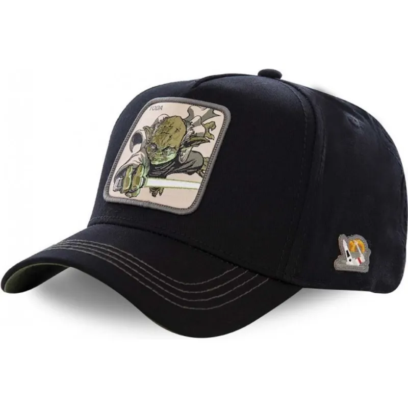 kapa-zaobljena-crna-snapback-yod3-yoda-star-wars-capslab kapa-zaobljena-crna-snapback-yod3-yoda-star-wars-capslab