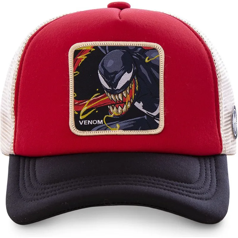 kapa-zaobljena-crvena-snapback-ven4m-venom-marvel-comics-capslab