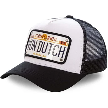 Kapa zaobljena bijela podesiv placa California CAL1 Von Dutch