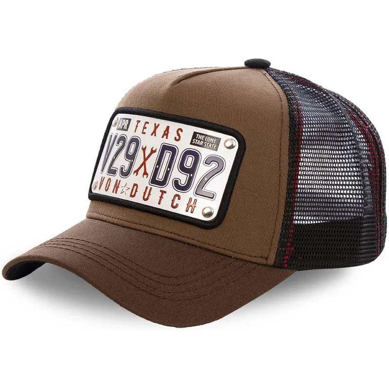 kapa-zaobljena-smeda-podesiv-placa-texas-tex1-von-dutch