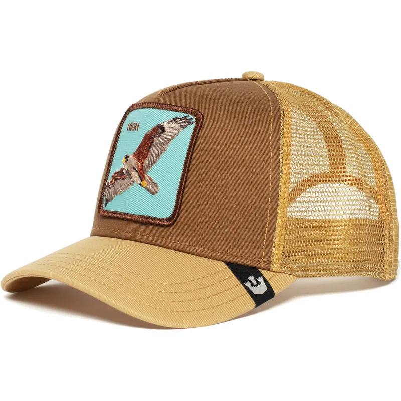 kapa-zaobljena-smeda-snapback-high-the-farm-goorin-bros