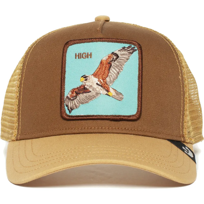 kapa-zaobljena-smeda-snapback-high-the-farm-goorin-bros