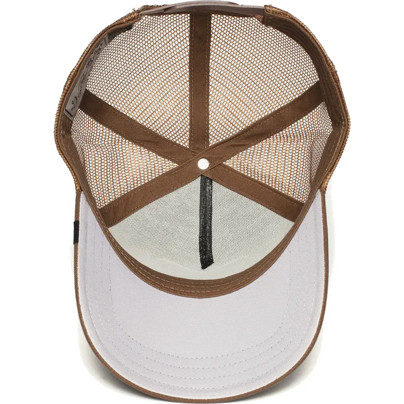 kapa-zaobljena-smeda-snapback-silver-the-farm-goorin-bros