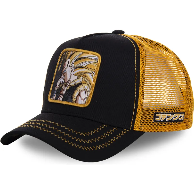 kapa-zaobljena-crna-snapback-super-saiyan-3-got2-gotenks-dragon-ball-capslab