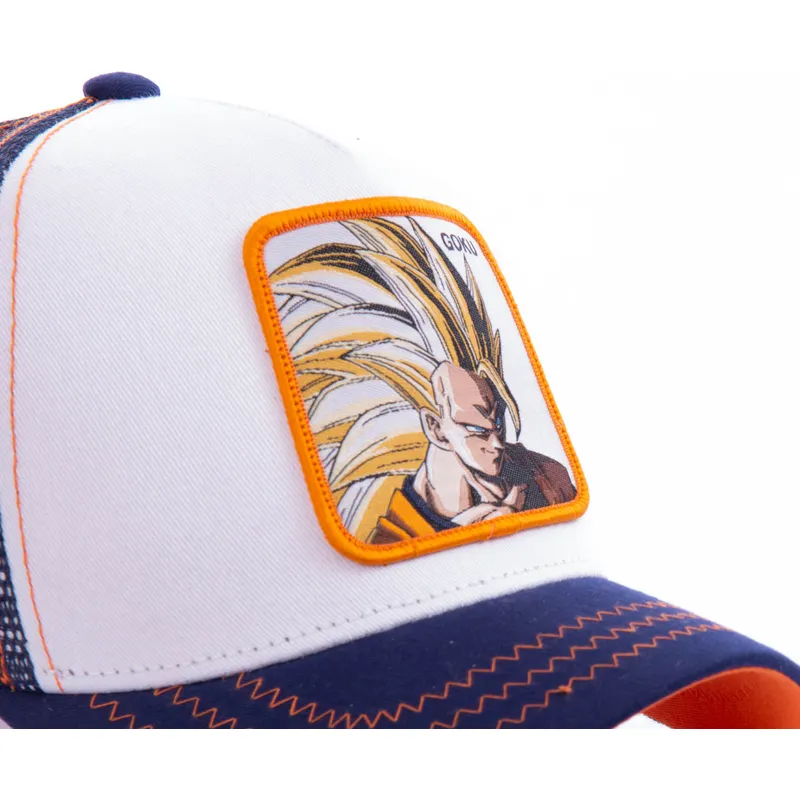 kapa-zaobljena-bijela-snapback-super-saiyan-3-san2-son-goku-dragon-ball-capslab