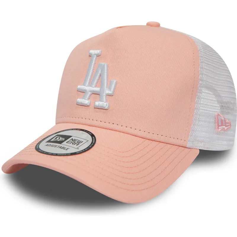 kapa-zaobljena-ruzicasta-snapback-league-essential-a-frame-los-angeles-dodgers-mlb-new-era