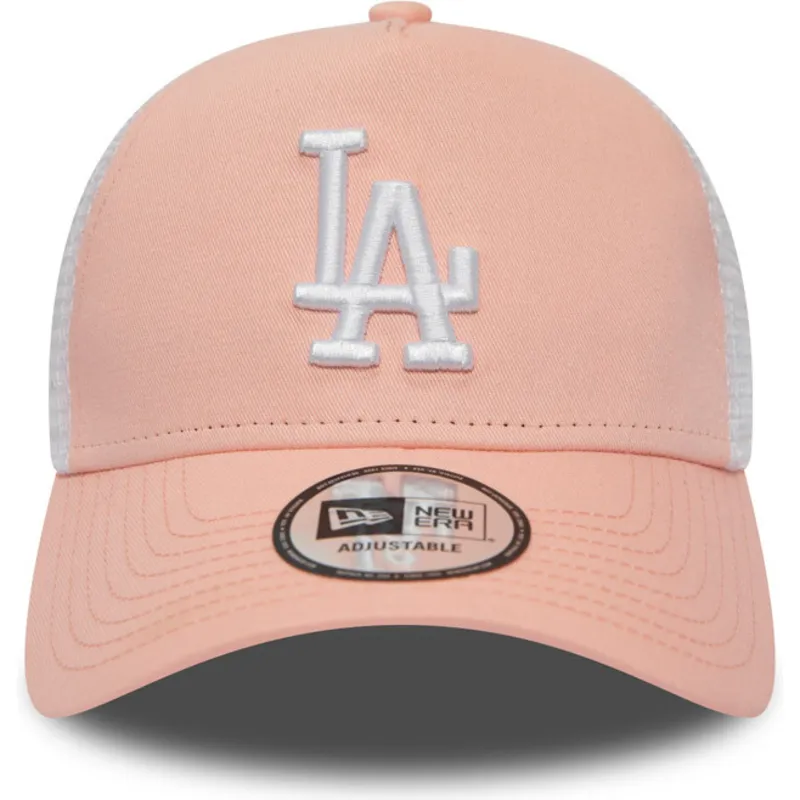 kapa-zaobljena-ruzicasta-snapback-league-essential-a-frame-los-angeles-dodgers-mlb-new-era