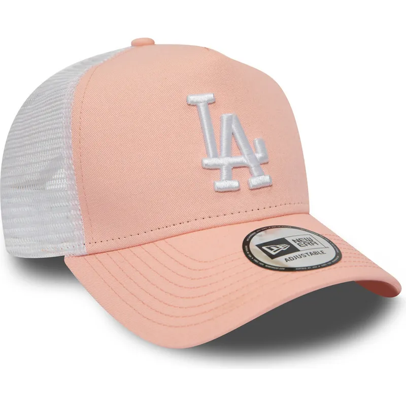 kapa-zaobljena-ruzicasta-snapback-league-essential-a-frame-los-angeles-dodgers-mlb-new-era