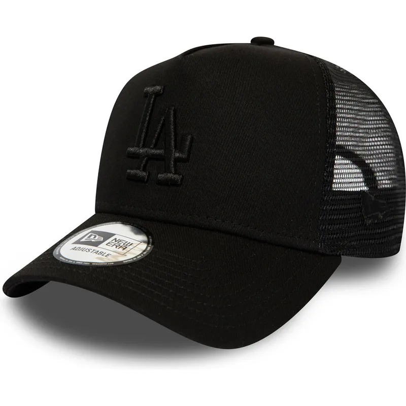 kapa-zaobljena-crna-snapback-league-essential-a-frame-los-angeles-dodgers-mlb-new-era