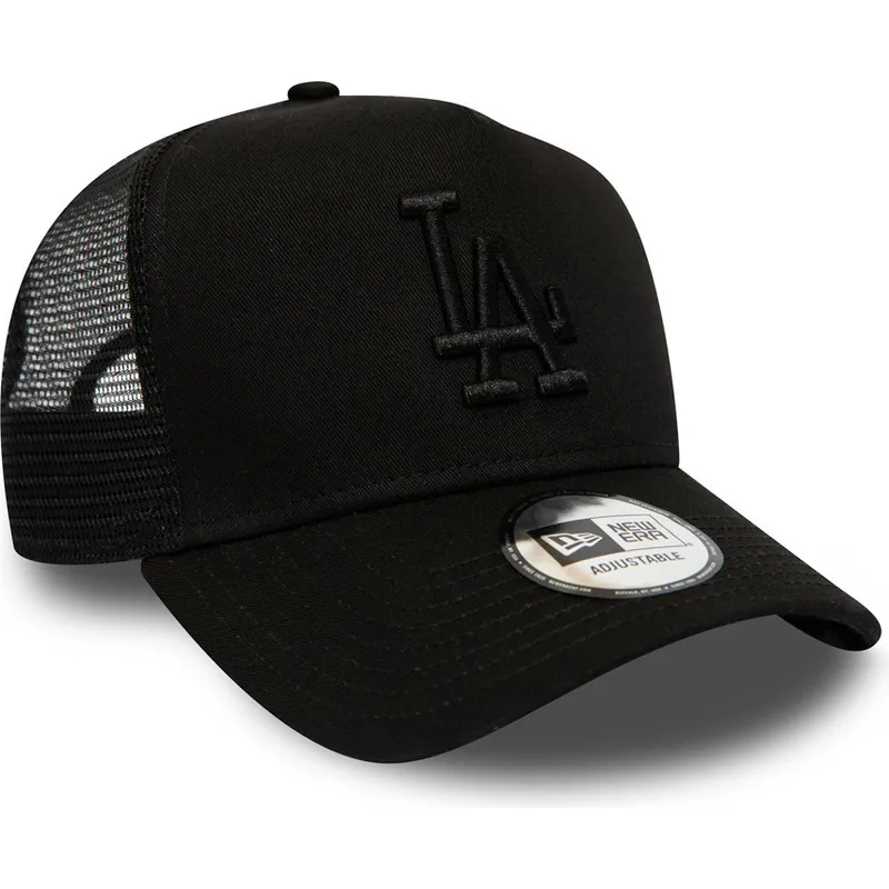 kapa-zaobljena-crna-snapback-league-essential-a-frame-los-angeles-dodgers-mlb-new-era