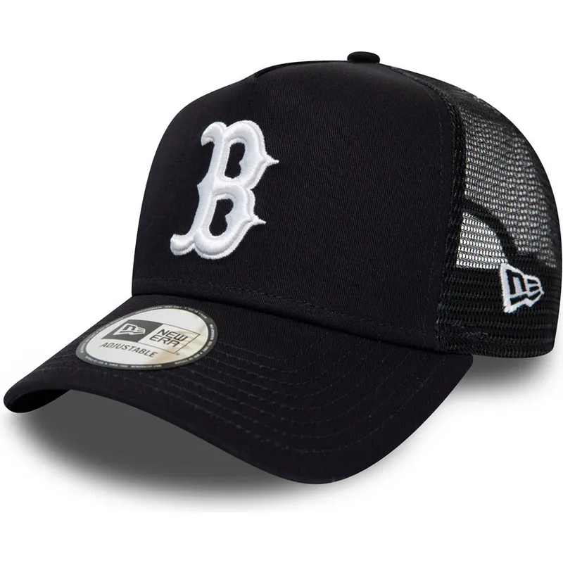kapa-zaobljena-mornarsko-plava-snapback-league-essential-a-frame-boston-red-sox-mlb-new-era