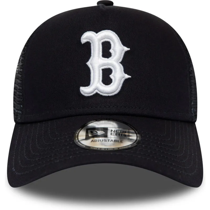 kapa-zaobljena-mornarsko-plava-snapback-league-essential-a-frame-boston-red-sox-mlb-new-era