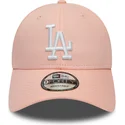 kapa-zaobljena-ruzicasta-podesiv-9forty-league-essential-los-angeles-dodgers-mlb-new-era