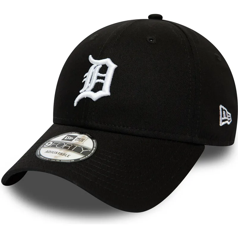 cap-zaobljena-black-adjustable-strap-9forty-league-essential-detroit-tigers-mlb-new-era