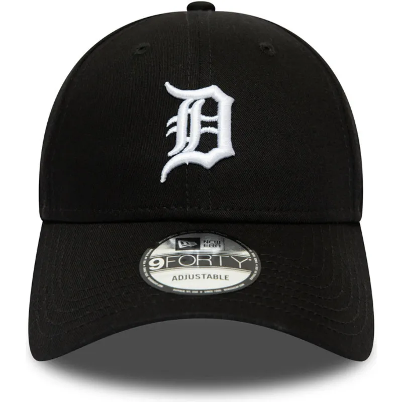 cap-zaobljena-black-adjustable-strap-9forty-league-essential-detroit-tigers-mlb-new-era